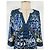 Hale Bob Kleid Blau Gr. M - Ansicht 2