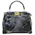 Sac à main Peekaboo en nappa marbré gris de Fendi Cuir  ref.1425569