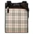 Bolsa transversal xadrez marrom Burberry Couro  ref.1425600