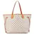 Sac tote Neverfull MM Damier Azur Louis Vuitton blanc Cuir  ref.1425609