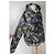 Alexander McQueen Tie Dye Varsity Hoodie Schwarz Baumwolle Mehrfarben - Ansicht 3