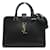 Yves Saint Laurent Monogramme Cabas Leather Handbag 568853 in Great Condition Black  ref.1425642