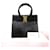 Bolsa de couro Vara Bow da Salvatore Ferragamo, bolsa de couro BA-21 4178 em muito bom estado Preto  ref.1425708