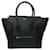 Céline Bolsa de mão em couro Celine Luggage Micro Shopper 18271 em excelente estado Preto  ref.1425720