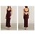 Autre Marque Bec & Bridge Carolina Cut Out Kleid Pflaume Viskose - Ansicht 2