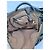 Borsa Chloé Marcie XL in pelle grigia Grigio - vista 12