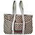 Borsa Tote Gucci Marrone in Tela e Pelle