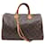 SAC A MAIN LOUIS VUITTON SPEEDY 35 M41524 TOILE MONOGRAM + BANDOULIERE BAG Marron  ref.1425896