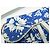 BORSA A MANO CHRISTIAN DIOR SADDLE TESSUTO FLORALE GALLIANO BLU - vista 13