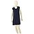 Autre Marque Vestido mini sin mangas de punto de algodón azul No 21