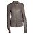 Rick Owens, Olmar & Mirta Lederjacke in Grau