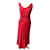 Christian Dior Dresses Red Viscose  ref.1426333