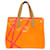 Louis Vuitton Reade Cuir vernis Orange  ref.1426502