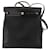 Hermès Herbag MM Toile Officier shoulder bag in black Cloth  ref.1426561