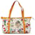 Gucci White GG Canvas Abbey D-Ring Flora Tote Bag Cloth Cloth  ref.1426790