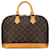 Louis Vuitton Alma PM Monograma Marrom Couro Lona  ref.1426791