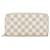 Louis Vuitton Damier Azur Zippy Wallet N60019 in Very Good Condition White Plastic  ref.1426828