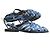 Carel Sandali con cinturini incrociati, taglia 38. Blu navy