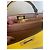 Borsa Fendi Peekaboo I SEE U in pelle di struzzo gialla Giallo - vista 10