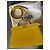 Borsa Fendi Peekaboo I SEE U in pelle di struzzo gialla Giallo - vista 15