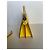 Borsa Fendi Peekaboo I SEE U in pelle di struzzo gialla Giallo - vista 4