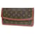 Pochette Dame Louis Vuitton Toile Marron  ref.1427147