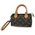 Louis Vuitton Nano Speedy Toile Noir  ref.1427174