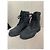 Botas MONCLER T.EU 38 Ante Negro - vista 3