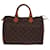 Louis Vuitton Speedy 30 Braun Leinwand  ref.1427417