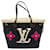 Louis Vuitton Neverfull MM Black Leather  ref.1427430