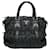 Prada Gaufre Black Synthetic  ref.1427450