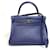 Hermès Kelly 28 Azul Couro  ref.1427599