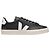 Veja Sneakers Campo in pelle cromata nera e bianca Nero