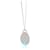 Tiffany & Co Return To Tiffany Splash Pendant With 30 Inch Chain in Sterling Silver Silvery Metallic Metal  ref.1427740