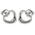 Boucles d'oreilles Open Heart Elsa Peretti de Tiffany & Co. en argent sterling Métal Argenté Métallisé  ref.1427742