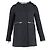 Giacca con cappuccio a zip Maje in cotone navy Blu Blu navy - vista 4