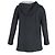 Giacca con cappuccio a zip Maje in cotone navy Blu Blu navy - vista 6