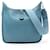 Hermès Hermes Clemence Evelyne III GM Leather Crossbody Bag in Very Good Condition Blue  ref.1427869