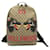 Mochila Gucci GG Supreme 419584 Gato Bravo AMADA Mochila de Lona 419584 em Ótimas Condições Marrom  ref.1427874