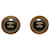 Boucles d'oreilles Chanel en métal doré plaqué avec logo CC Plaqué or  ref.1427990