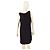 Autre Marque Benetton Schwarzes ärmelloses Mini-Kleid Größe L