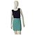 Falda mini elástica turquesa Bcbg Max Azria L
