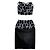 Conjunto top+falda Balenciaga Otoño 2012 Negro Multicolor