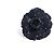 Broche Chanel Camelia Tweed Marino CC Camelia en caja Azul marino