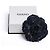 Broche Chanel Camelia Tweed Marino CC Camelia en caja Azul marino - vista 4