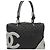 Borsa a mano Chanel Cambon Grande Modello in Pelle Nero e Grigio