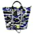 Bolsa tote de lona 2-em-1 da coleção Chanel La Pausa 27137678 em ótimo estado Azul  ref.1428506