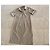 Autre Marque Vestido sahariano túnica tipo blusa beige algodón - vista 8