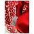 Preen By Thornton Bregazzi Blusa Peplum Jacquard Estampado Leopardo Rojo Blanco Roja Burdeos - vista 3
