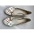 Weiße Lederflats mit Louis Vuitton Monogramm Murakami - Ansicht 4